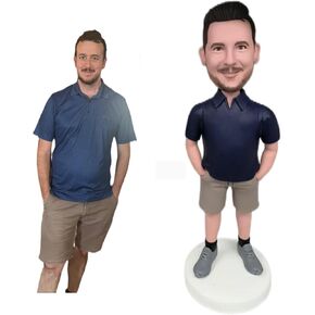 Custom Bobbleheads give for Father's Mother's Day Parents Boss Colleagues Family and Friends Birthday Party Christmas Wedding Anniversary Personalized Gifts Statue