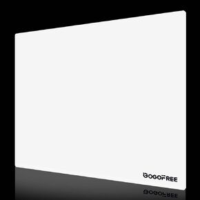 Mousepad الزجاج مع سطح صلب للألعاب ، حصيرة الماوس السلس فائقة ، والتحكم في سرعة فأر الفأر الكبيرة المقاومة للمياه لألعاب/Office Esport ، White XL (15.7 '× 19.6')