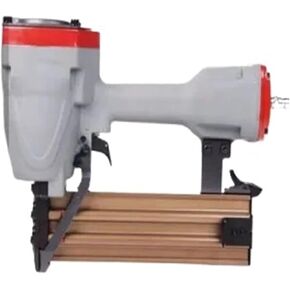 Oil-Free Pneumatic Staple Gun ST64 Pneumatic Steel Nail Gun Woodworking DecorationGun Ceiling Construction Stapler Tools