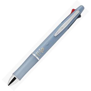 PILOT PBKHDF-1SMF3-LGY Multi-Functional Pen Doctor Grip, 4+1, 4 Colors + Sharp 0.3mm, Blue Gray