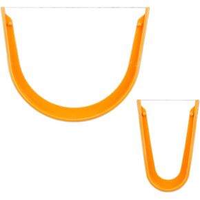 KOOBOOK 2Pcs U-Shaped Plastic Pottery Clay Wire Cutter Professional Clay Cutting Tool for Precise Mud Trimming Texturing Essential Hand Ceramic Cut Off for Enthusiasts Artists