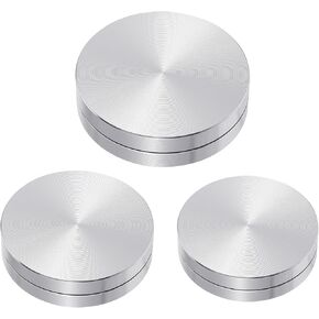 3 PCS Ceramic Clay Pottery Throwing Trimming Spinner Tool, Clay Ceramic Rotary Pottery Finishing Tools Rotary Ceramics Small Tools for Professional Potters and Hobbyists (30mm/38mm/45mm)