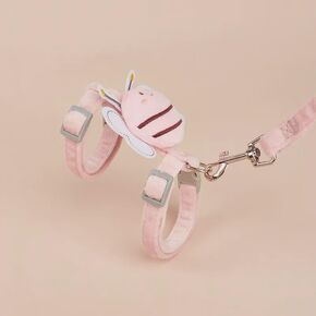 Pink Cat Bee Harness/Medium