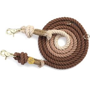 Hazelnut Handmade Rope Leashes for Dogs Rope Dog Leash Rope Cute Dog Leash Braided Dog Leash Cotton Rope Leash Handsfree Leash 7ft