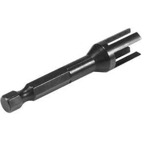 RC Car Rod Ends Quick Assembly Tool with 1/4'' Hex Shank for 1/10 Rigs Crawler TRX4 TRX6 SCX10 Pro Capra TF2 MST CFX VS4-10 CC01 Links Building (Black)