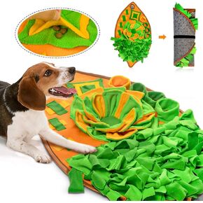Snuffle Mat for Dogs,Durable Interactive Dog Puzzle Toys Encourages Natural Foraging Skills,Durable Dog Feeding Mat for Boredom and Mental Stimulation for Large, Medium and Small Dogs