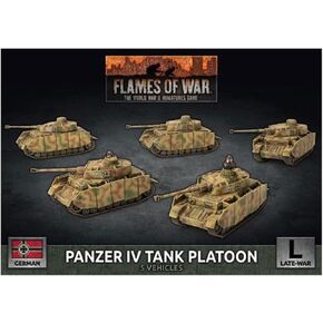 Flames of War: Late War: German: Panzer IV Platoon (GBX142)