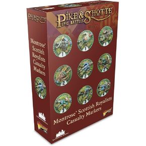 Warlord Games Pike & Shotte Epic Battles Montrose's Scottish Royalists Casualty Markers Military Table Top Wargaming Plastic Model Kit 212413004
