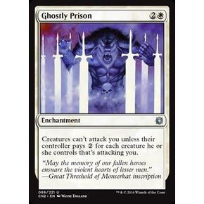 Magic The Gathering - Ghostly Prison (086/221) - Conspiracy 2: Take The Crown
