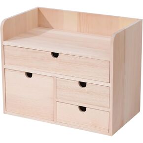 Bookshelf Desktop Bookshelf Bookshelf 4-Tier Drawer Storage Rack Display Storage Box Bookshelves