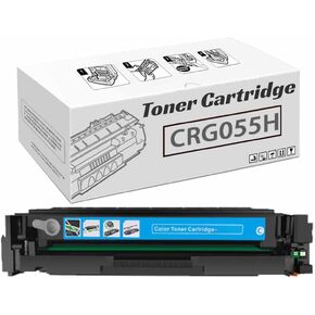 CRG055H Toner Cartridges Compatible for Canon ImageCLASS MF740 MF745Cdw MF741CDW MF743CDW Printers, with Chip, High Yield Black 7,600 Pages, Color 5,900 Pages One Set