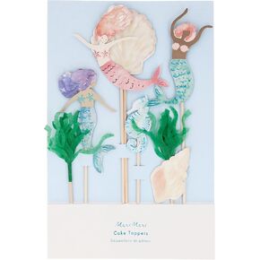 Meri Meri Mermaid Cake Toppers (Pack of 7)