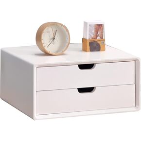 Multi-Layer Drawer Storage Box, Solid Wood Flat File Cabinet, A4 Treatment Storage Cabinet for Home Desktop Office (Color : A, Size : 4 Layers) (A 3 layers)