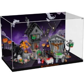 Acrylic Display Case Compatible with 21351 The Nightmare Before Christmas; ONLY Display Case, The Model NOT Included