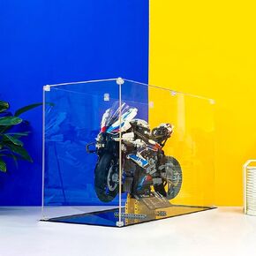 Acrylic Display Case for Lego Technic M 1000 RR 42130, Dust-Proof Display Box for Lego 42130, Size: 19.6x9.84x12.9 inch (NOT Included The Model)