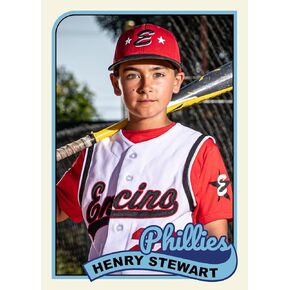 Youth Baseball Trading Cards, 50 Count, Choose Your Design, Personalized and Customized with Player Name, Team, and Info. Youth, Little League, Travel Baseball
