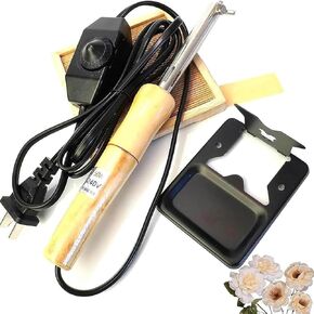 Electric Fabric Flower Maker, 11 Ironing Heads Fabric Flower Ironing Machine, 80-200℃ Adjustable Temperature, Artificial Flower Making Tool Set, for DIY Cloth Fabric, Fake Flowers Making