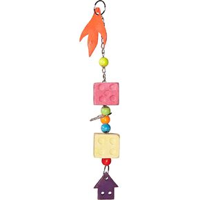 Prevue Pet Products BPV62390 Mineral Block Dice Toy for Bird
