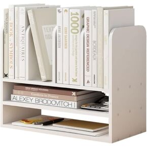 Bookshelf Simple Small Bookshelf 3 Tier Shelves Display Storage Desk Organizer Bookshelves