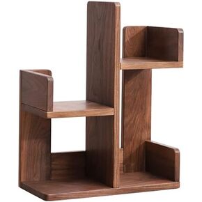 Bookshelf Nordic Creative Retro Desktop Bookshelf Storage Rack Office File Display Rack Bedroom Small Multi-Layer Storage Rack Bookshelves