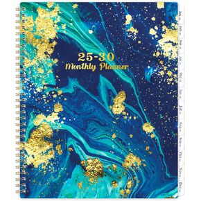Monthly Planner/Calendar 2025-2030 - 5 Year Monthly Planner 2025-2030 from July 2025 - June 2030, 9" x 11", 2025-2030 Calendar Planner with Tabs