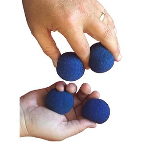 50pcs Set 3.5cm Blue Sponge Soft Ball Close-Up Magic Street Classical Comedy Trick Props(Blue,3.5cm/1.35inch)