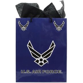 Havercamp U.S. Air Force Gift Bag – 1 Pc. - Proudly Displaying the Official U.S. Air Force Logo & Emblems. This Air Force bag makes every gift exceptional