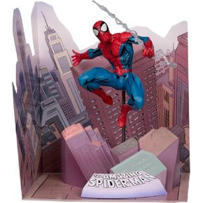 McFarlane Toys Marvel Spider-Man 1:10th Scale Collectible with Scene (The Amazing Spider-Man #1)