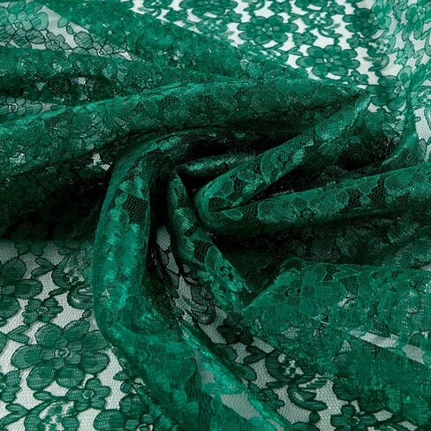 Raschelle Lace Hunter, Fabric by the Yard in Saudi Arabia