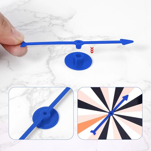 20pcs 5 Colors Plastic Board Game Pieces,3.94in Arrow Probability Spinners Activities Replacement Parts Educational Tools for DIY Project Classroom Accessories Supplies (Color Combo 3) in Saudi Arabia