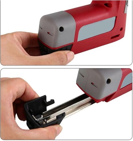 Oil-Free Pneumatic Staple Gun Electric Stapler 4.2V Lithium-ion Cordless Heavy Duty Nail Gun Furniture Tool Wood Frame Stapler in Saudi Arabia