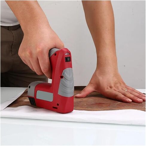Oil-Free Pneumatic Staple Gun Electric Stapler 4.2V Lithium-ion Cordless Heavy Duty Nail Gun Furniture Tool Wood Frame Stapler in Saudi Arabia