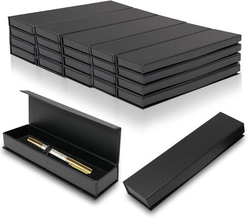 42 Pcs Pen Gift Boxes Empty Black Ballpoint Pen Gift Box with Cushion Pen Jewelry Display Box Empty Present Collection Cases for Birthday Souvenir Business Gifting Office Supplies in Kuwait