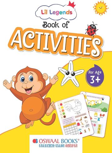 كتب Oswaal كتب Lil Legends Preschool Books (مجموعة من 3 كتب) لأطفال 3 سنوات من العمر in Saudi Arabia