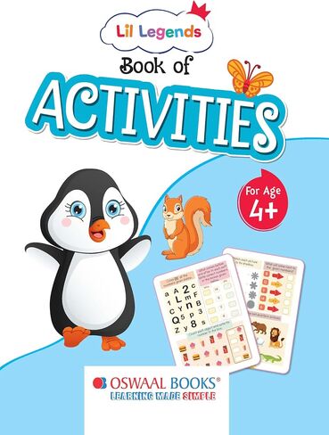 كتب Oswaal كتب Lil Legends Preschool Books (مجموعة من 3 كتب) لأطفال 3 سنوات من العمر in Saudi Arabia