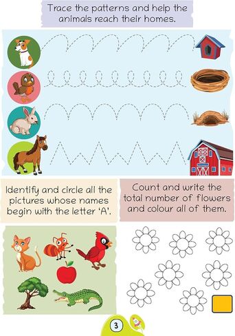 كتب Oswaal كتب Lil Legends Preschool Books (مجموعة من 3 كتب) لأطفال 3 سنوات من العمر in Saudi Arabia