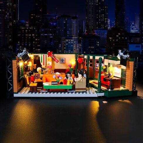 Vaodest LED Light for Lego Central Perk 21319 Model,Design and Configuration Compatible with Model 21319 (LED Light Only, Not Building Block Kit) in Saudi Arabia