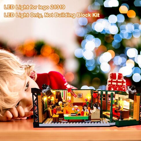 Vaodest LED Light for Lego Central Perk 21319 Model,Design and Configuration Compatible with Model 21319 (LED Light Only, Not Building Block Kit) in Saudi Arabia