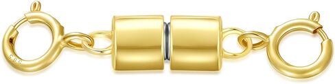 10K Real Gold Necklace Connector Extender Clasps for DIY Bracelet Jewelry Making, Lobster Clasp Extender Necklace Clasp Connector Bracelet Extension, Double Lobster Clasp 10K Gold(Style 1) in Kuwait