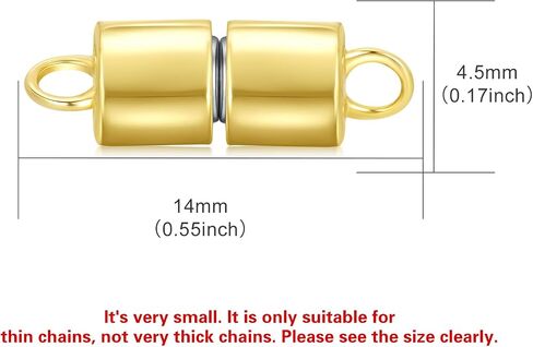 10K Real Gold Necklace Connector Extender Clasps for DIY Bracelet Jewelry Making, Lobster Clasp Extender Necklace Clasp Connector Bracelet Extension, Double Lobster Clasp 10K Gold(Style 1) in Kuwait
