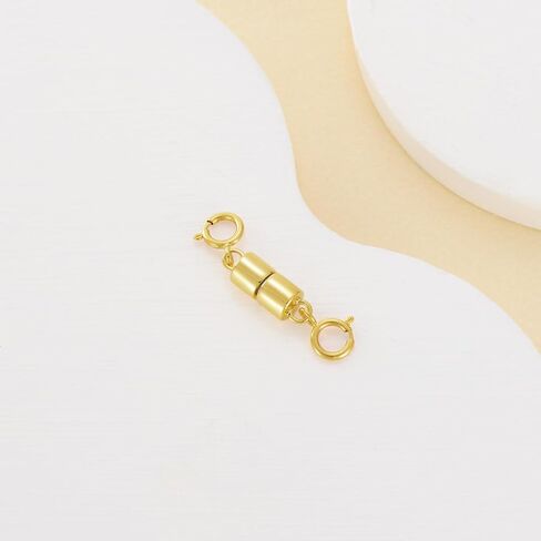 10K Real Gold Necklace Connector Extender Clasps for DIY Bracelet Jewelry Making, Lobster Clasp Extender Necklace Clasp Connector Bracelet Extension, Double Lobster Clasp 10K Gold(Style 1) in Kuwait