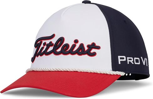 Titleist Men's Standard Tour Rope Golf Hat, Olympic/Marble/Bonfire in Saudi Arabia