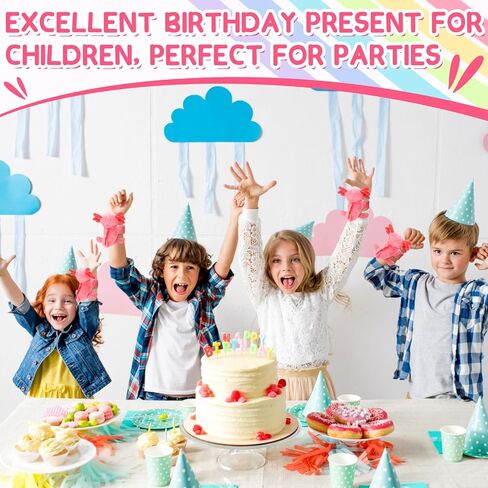 8 Pcs 9 Inch Axolotl Stuffed Animal Slap Bracelets Bulk Axolotl Plush Animal Wrist Cute Snap Bracelets in Bulk for Birthday Gifts Party Favors(Pink) in Saudi Arabia