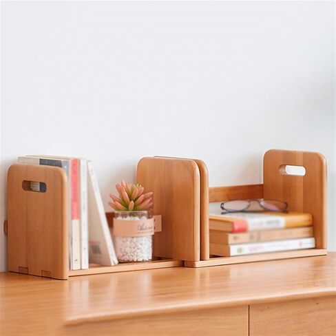 Bookshelf Small Bookshelf Modern Wooden Desk Storage Rack Simple Shelves Adjustable Desk Organizer Bookshelves in Saudi Arabia
