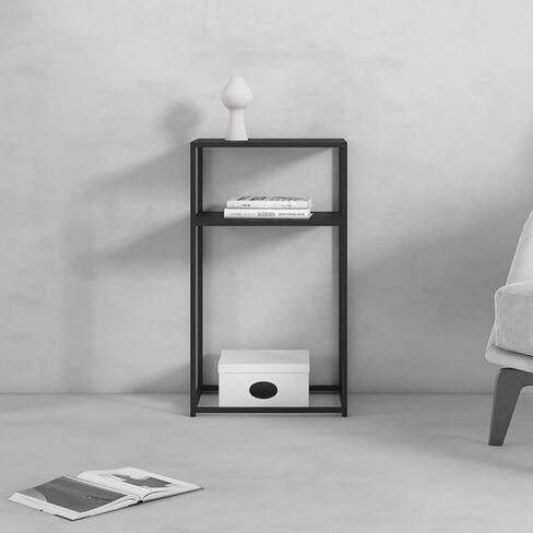 Bookshelf Nordic Metal Double-Decker Sofa Side Table Simple Bedside Storage Cabinet Rack Display Stand Modern Floor Bookshelf Bookshelves in Saudi Arabia