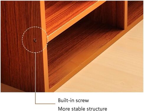 Bookshelf Simple Double-Layer Desktop Small Bookshelf Small Storage Box Multi-Functional Suitable for Families Bookshelves in Kuwait