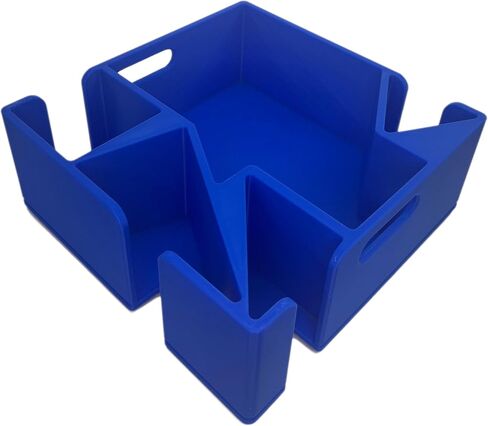 Magnetic Tile Storage - Starter Stack, Storage System, Standard Sorter with (2) Half Buckets, Organizer, Bin, Kids, Toys (Lemon) in Saudi Arabia