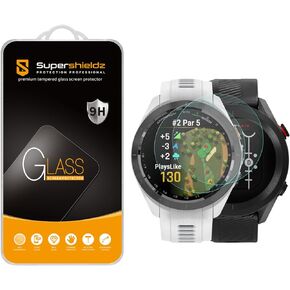 Supershieldz (2 Pack) Designed for Garmin Approach S70 (42mm) / Garmin Approach S12 Tempered Glass Screen Protector, Anti Scratch, Bubble Free
