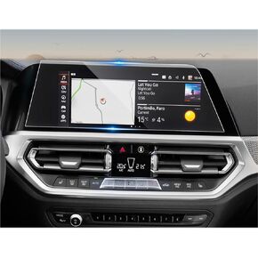 CDEFG Tempered Glass Screen Protector for 2020 2021 2022 BMW 3-Series G20 10.25" Touch Screen, Navigation Radio Infotainment Display Glass Protective Screen Film (10.25 Inch)