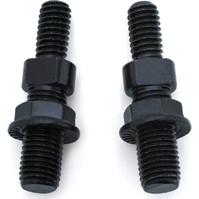 Kuryakyn 1893 Motorcycle Handlebar Accessory: Mirror Adapters for Ducati, Yamaha Motorcycles, Black, 1 Pair